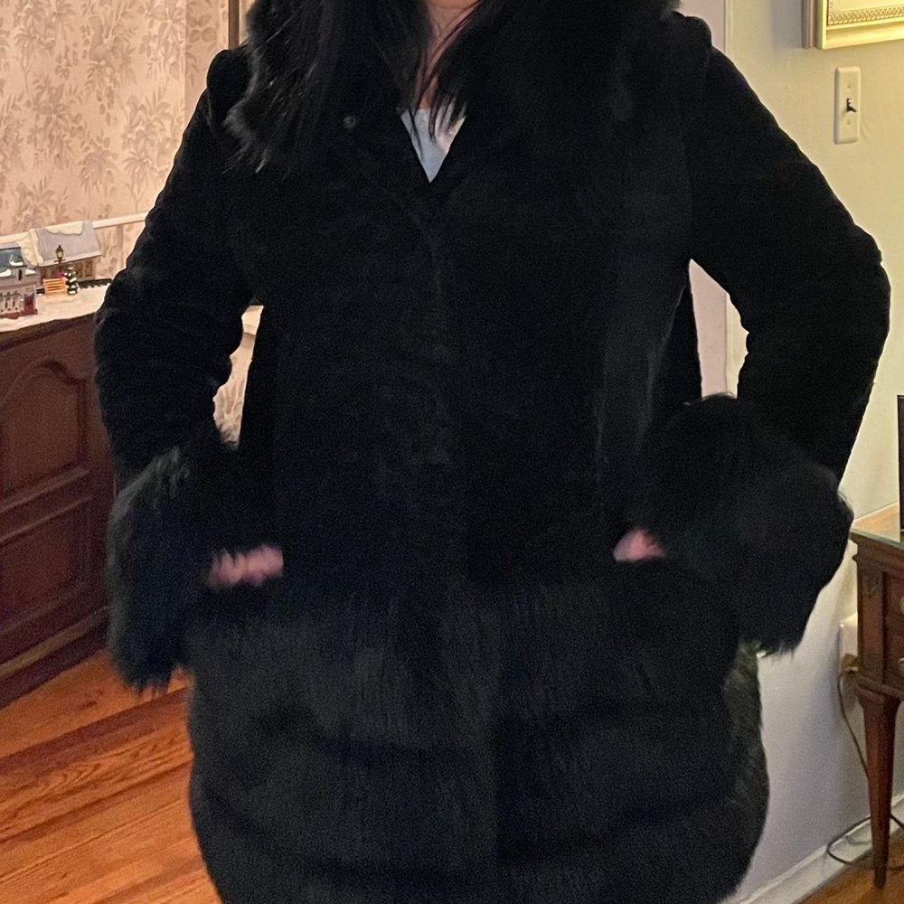 Grenn Pilot Women's  Reversible Leather Jacket